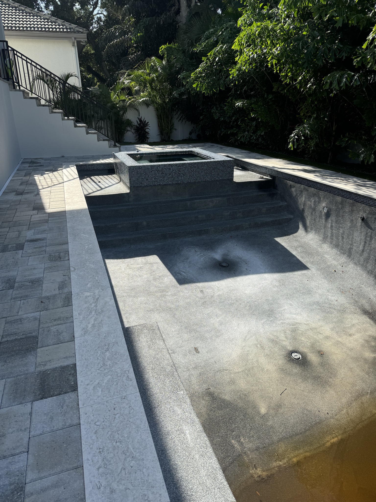 Pool drained during Tampa VIP service