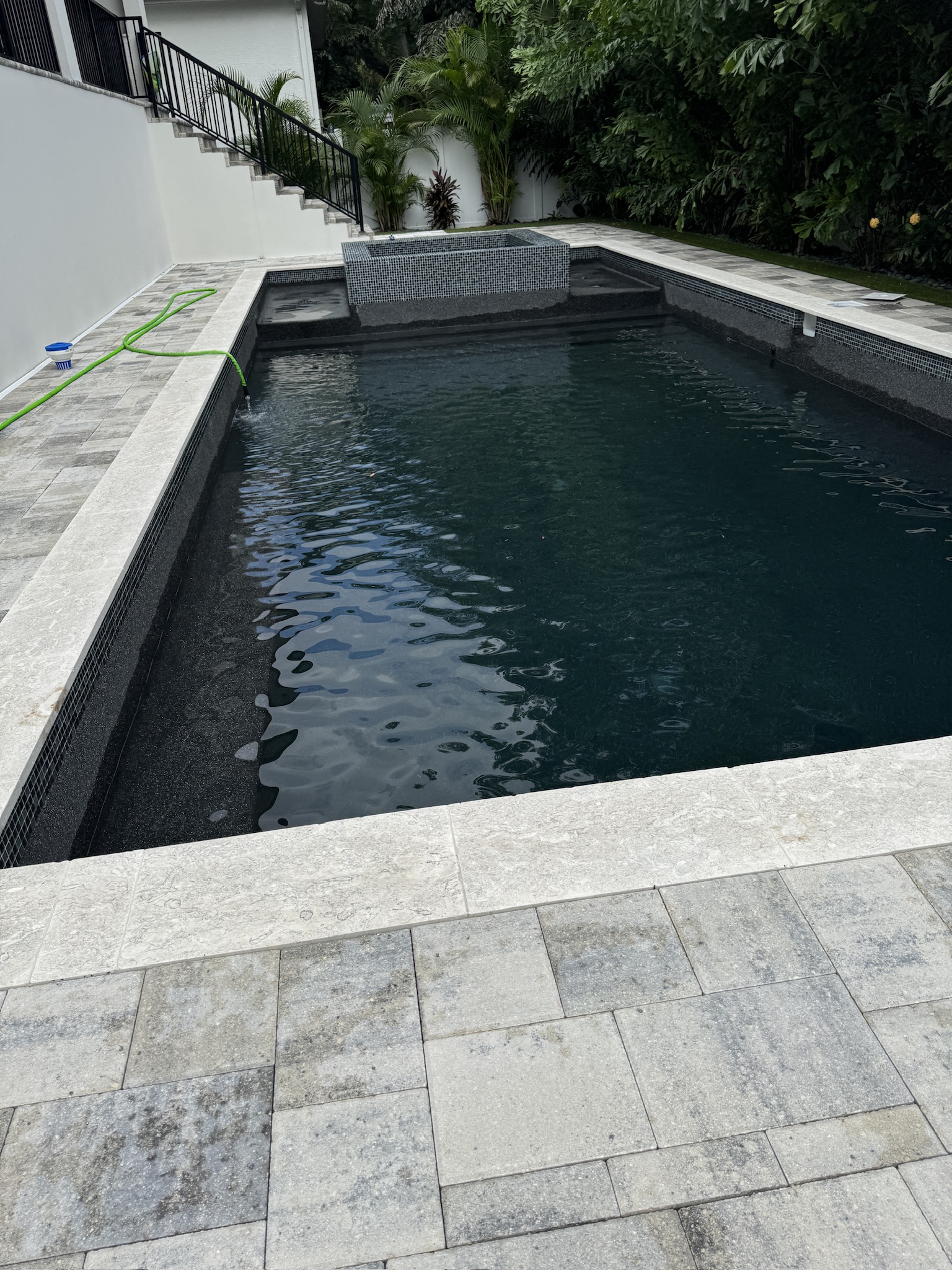 Pool being refilled during Tampa VIP service